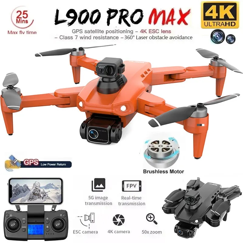 L900 Pro MAX GPS โดรน 4K Profe - Drone Battery Case บทวิจารณ์และราคา