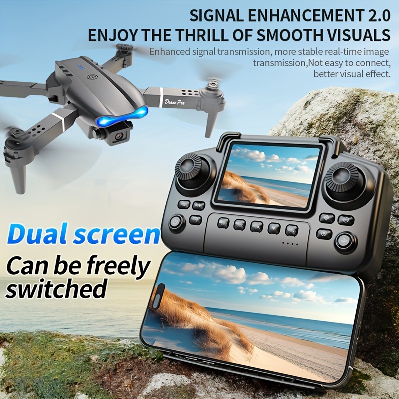 โดรนพับได้รุ่นอัปเกรด E99 PRO  - Drone Battery Case บทวิจารณ์และราคา
