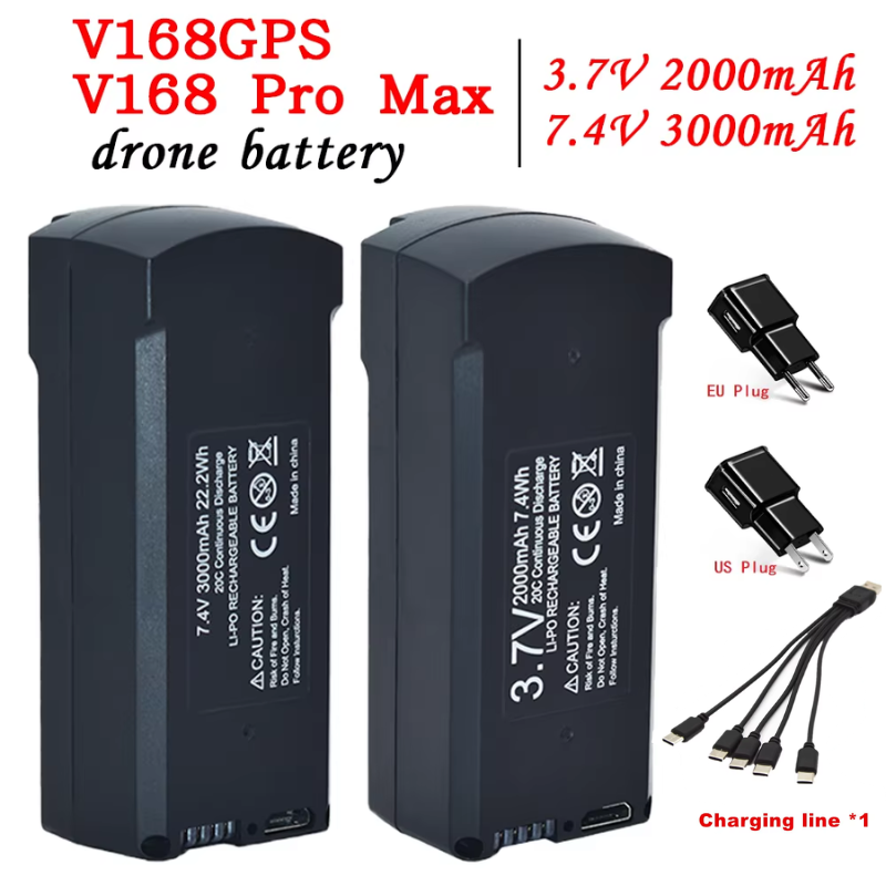 GPS V198 7.4V 3000mAh แบตเตอรี - Drone Battery Lipo บทวิจารณ์และราคา